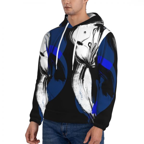 Men's Fleece Hooded Hoodie - Image 3