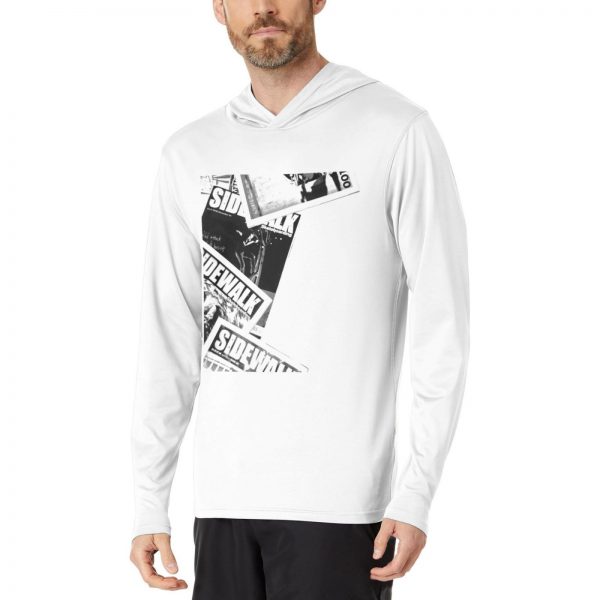 Men's Hooded Long-sleeved T-shirt - Image 2